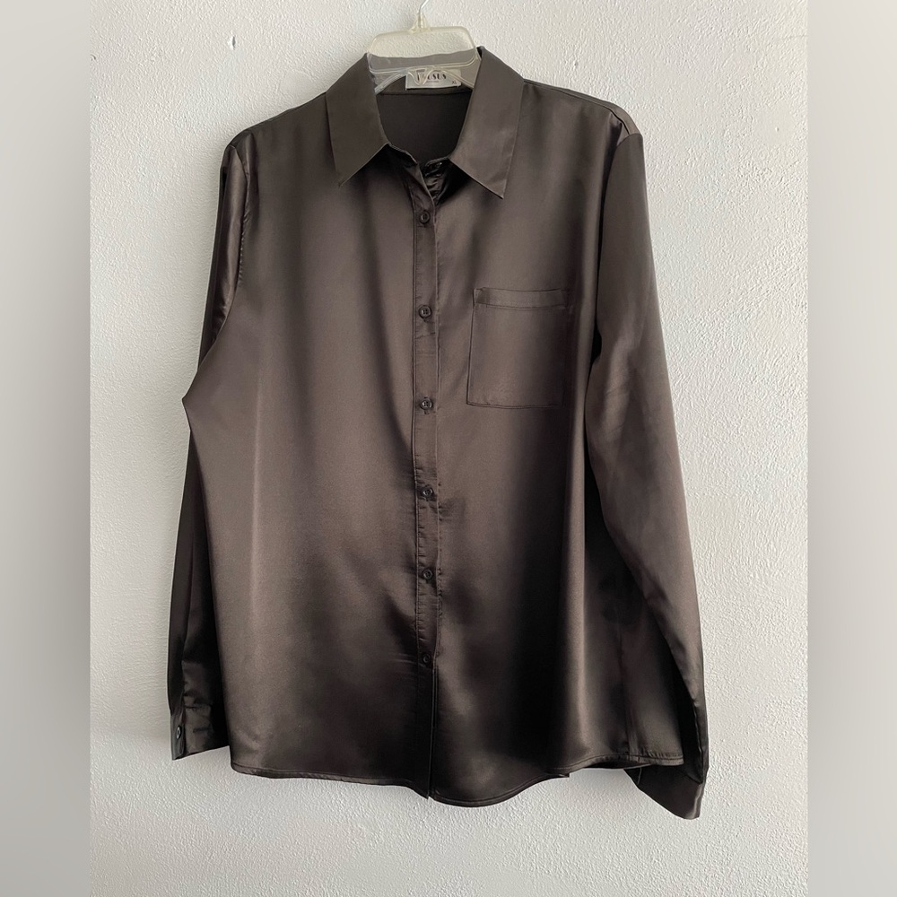 Classic Satin-look Blouse